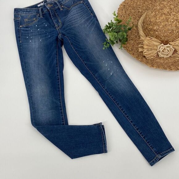 Mossimo Mid-Rise Jegging with Paint Splatter ankle Slit Detail 0/25 - Picture 3 of 11